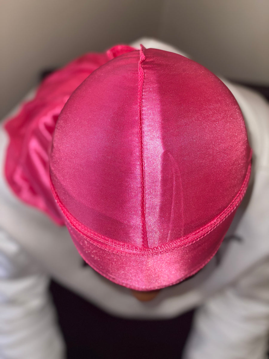 Silky “Hot Pink” Durag – Drips 'N' Drags
